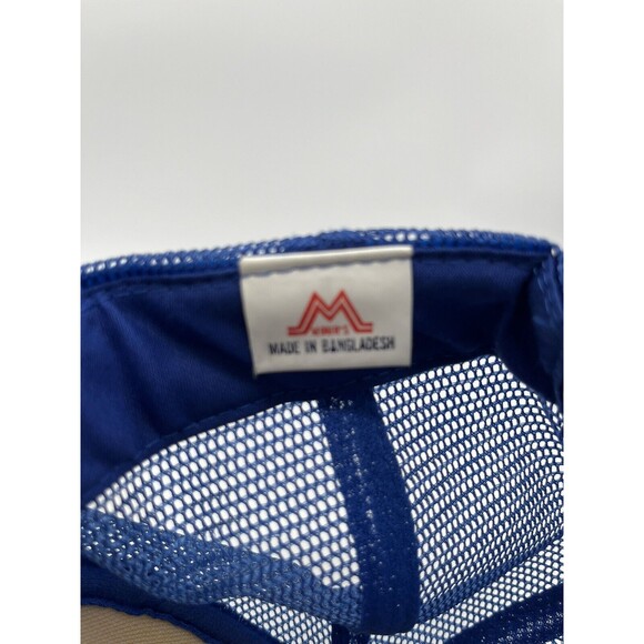 Vintage VTG Valspar Mesh Snapback Hat Trucker Brand Blue/White New NWOT - Picture 5 of 5